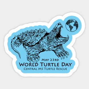 World Turtle Day - Snapping Turtle Sticker